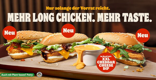 Mehr Long Chicken®!